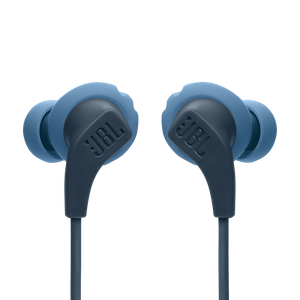 JBL Endurance Run 2 Wireless - Blue - Waterproof Wireless In-Ear Sport Headphones - Front